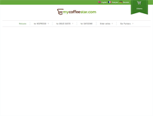Tablet Screenshot of mycoffeestar.com